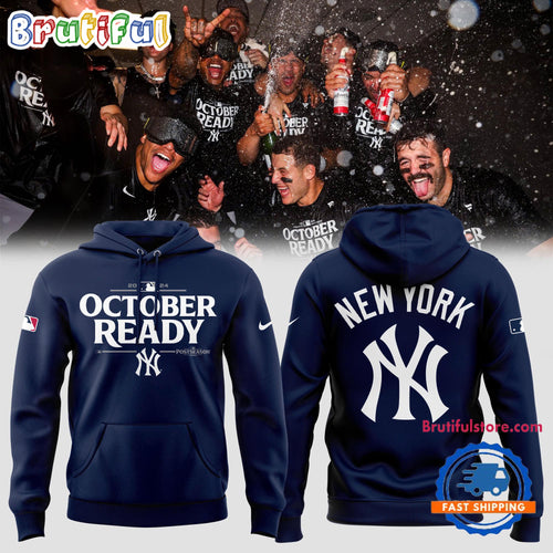 New York Yankees OCTOBER READY Hoodie T-Shirt