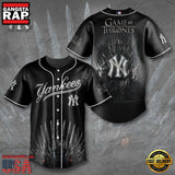 NFL New York Yankees x Game of Thrones Baseball Jersey Shirt
