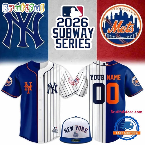 New York Yankees x Mets 2026 MLB Subway Series Baseball Jersey
