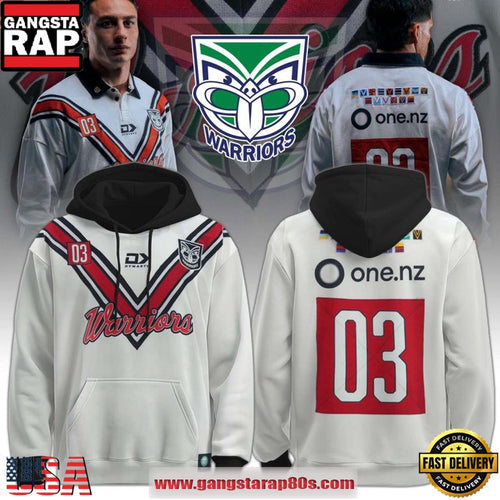 New Zealand Warriors 03 Fauxback 2026 Unisex Hoodie