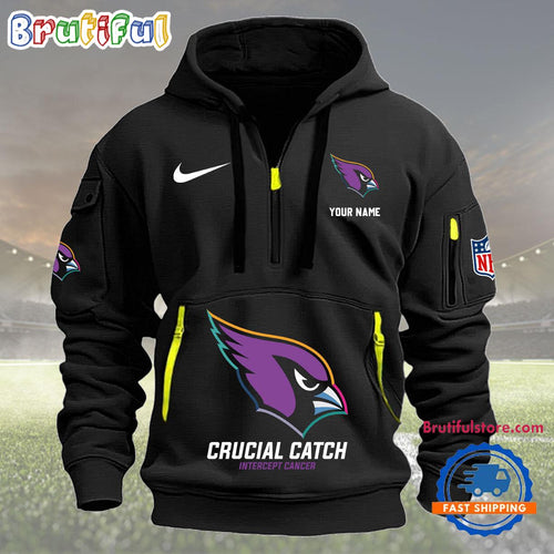 NFL Arizona Cardinals 2024 NFL Crucial Catch Custom New Hoodie