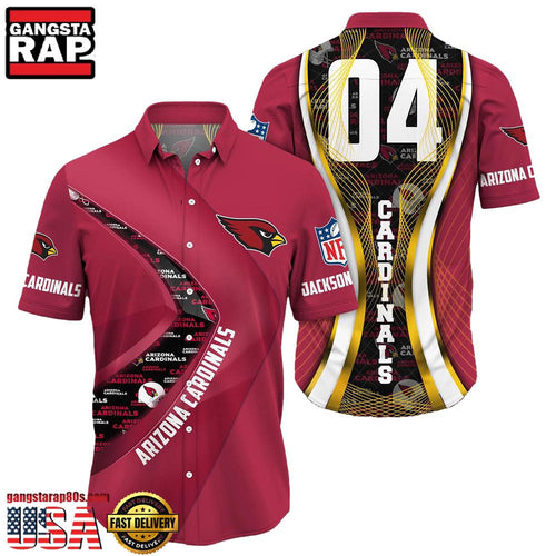 NFL Arizona CardinalsCustom Name Number New Design Hawaiian Shirt For Men Women