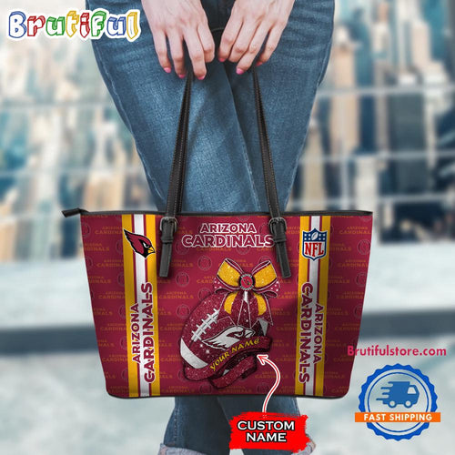 NFL Arizona Cardinals Football Team Women’s Leather Tote Bag