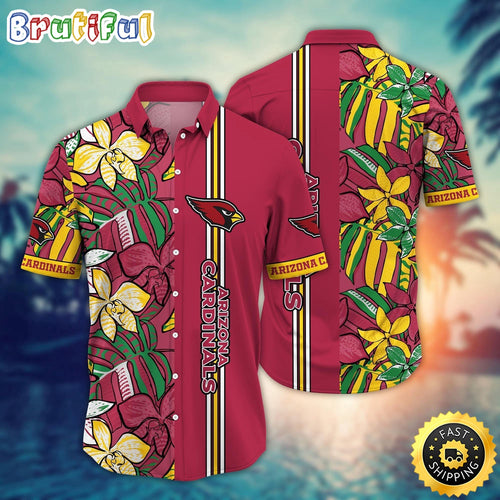 NFL Arizona Cardinals Hawaii Shirt Flower Chic Aloha Fashion
