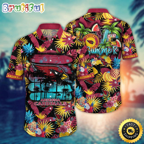 NFL Arizona Cardinals Hawaii Shirt Flower Relaxed Island Wear
