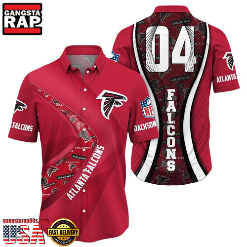 NFL Atlanta FalconsCustom Name Number New Design Hawaiian Shirt For Men Women