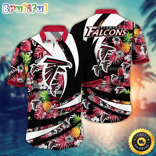 NFL Atlanta Falcons Hawaii Shirt Flower Classic Hawaiian Prints