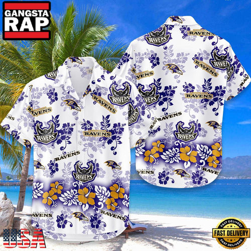 NFL Baltimore Ravens New Design Hot Summer Hawaiian Shirt