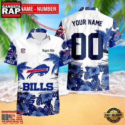 NFL Buffalo Bills New Design 2025 Custom Name Number Hawaiian Shirt