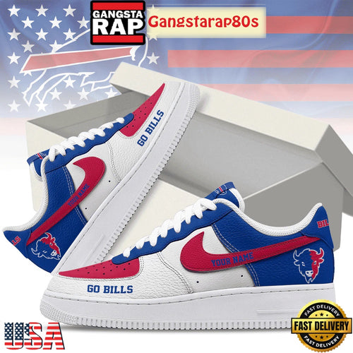NFL Buffalo Bills New Season Custom Nike Air Force 1 Sneakers Shoes