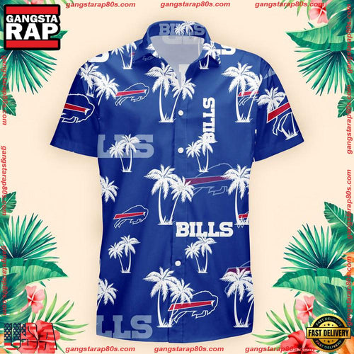 NFL Buffalo Bills Palm Tree Pattern Hawaii Shirt
