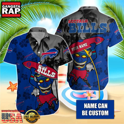 NFL Buffalo Bills Retro Custom Hawaiian Shirts For Men Women