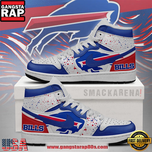 NFL Buffalo Bills Trending Football Sneakers Nike Air Jordan 1 Shoes