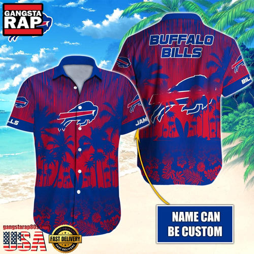 NFL Buffalo Bills Vintage Style Custom Aloha Shirts For Men Women