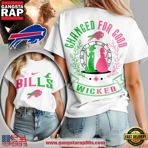 NFL Buffalo Bills Wicked Changed For Good Women T-Shirt