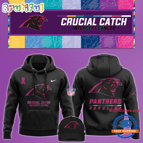 NFL Carolina Panthers Crucial Catch Pink Breast Cancer Awareness New Unisex Hoodie, Sweatshirt, T Shirt