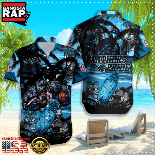 NFL Carolina Panthers Hawaiian Shirt For Men Women