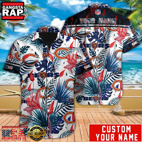 NFL Chicago Bears Custom Hawaiian Shirt For Men Women