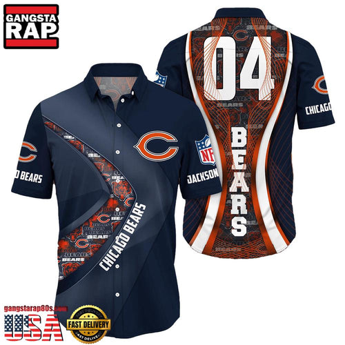NFL Chicago BearsCustom Name Number New Design Hawaiian Shirt For Men Women