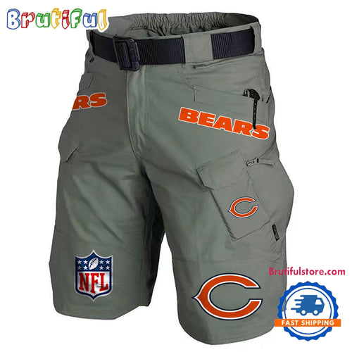 NFL Chicago Bears Football Team Military Tactical Shorts