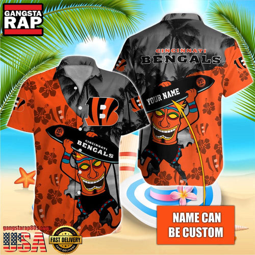NFL Cincinnati Bengals Retro Custom Hawaiian Shirts For Men Women