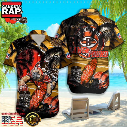 NFL Cleveland Browns Hawaiian Shirt For Men Women