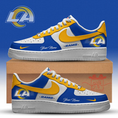 NFL Custom Los Angeles Rams New 2026 Version Nike Air Force 1 Fashions Shoes