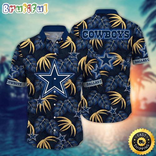 NFL Dallas Cowboys Hawaii Shirt Flower Beachy Keen Fashion