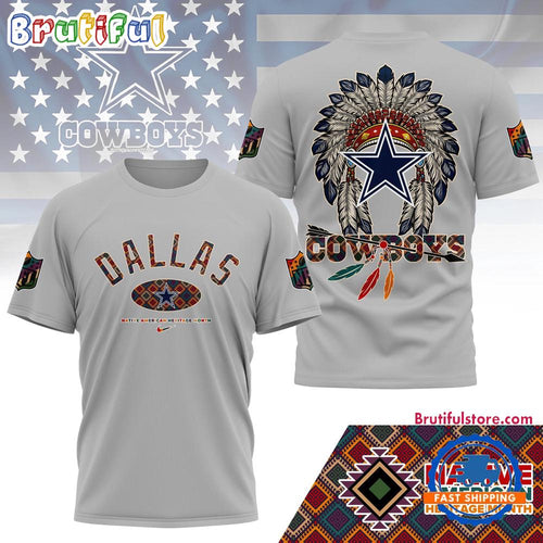 NFL Dallas Cowboys Native American Heritage Month New 3D Shirt