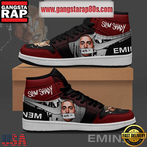 Eminem Slim Shady Air Jordan 1 Sneakers Shoes