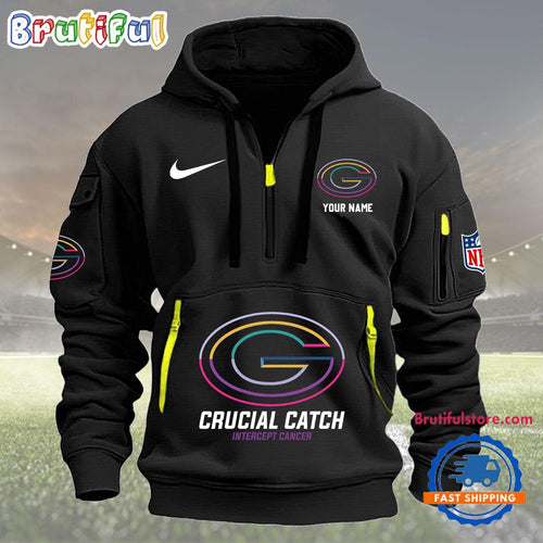 NFL Green Bay Packers 2024 NFL Crucial Catch Custom New Hoodie