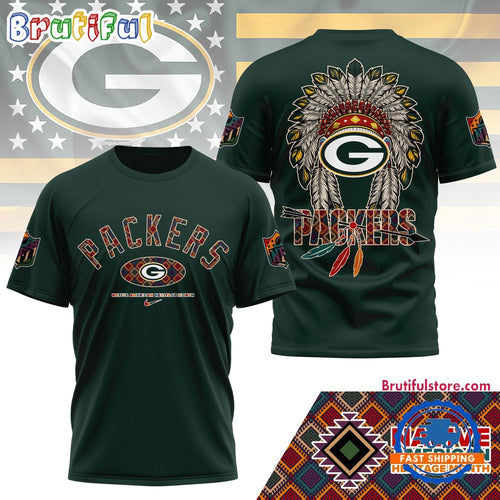 NFL Green Bay Packers Football Native American Heritage Month Unisex 3D Shirt