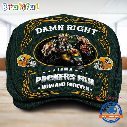 NFL Green Bay Packers Mascot Football Fans Custom Jeff Cap