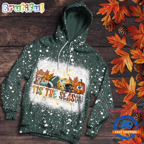 NFL Green Bay Packers Tis The Season Special Pumpkin Halloween Hoodie Shirt
