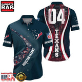 NFL Houston TexansCustom Name Number New Design Hawaiian Shirt For Men Women