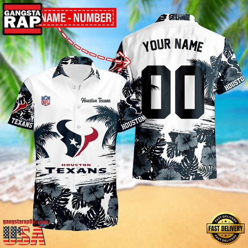 NFL Houston Texans New Design 2025 Custom Name Number Hawaiian Shirt