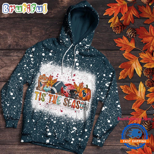 NFL Houston Texans Tis The Season Special Pumpkin Halloween Hoodie Shirt