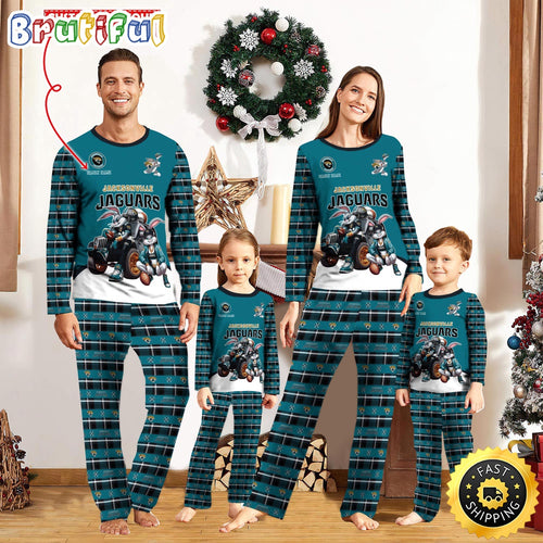 NFL Jacksonville Jaguars Pajamas Bunny Sports For Family Custom Name Pajamas