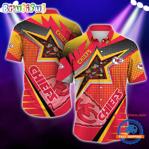 NFL Kansas City Chiefs Special Football Team Star Hawaiian Shirts