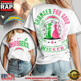 NFL Los Angeles Chargers Wicked Changed For Good Women T-Shirt