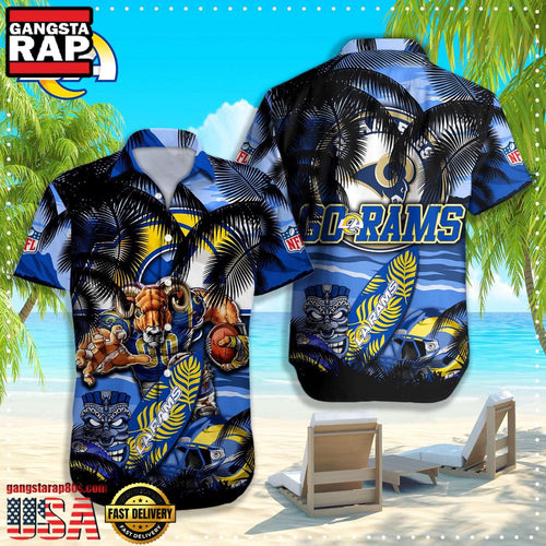 NFL Los Angeles Rams Hawaiian Shirt For Men Women
