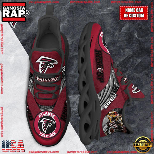 NFL Custom Name Atlanta Falcons Max Soul Shoes Running Sneakers