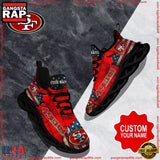 NFL Custom Name San Francisco 49ers Max Soul Shoes Running Sneakers
