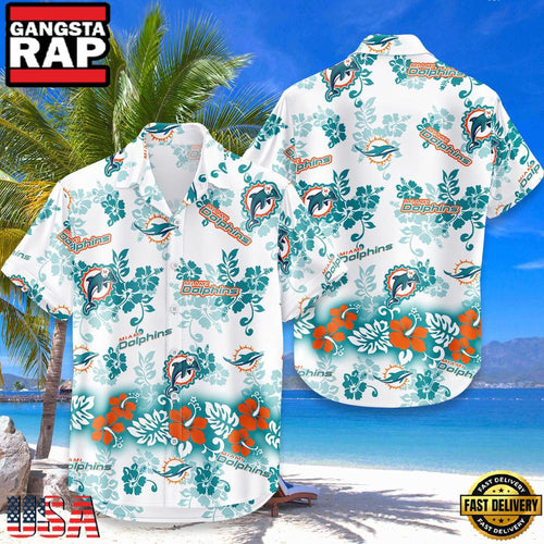 NFL Miami Dolphins New Design Hot Summer Hawaiian Shirt