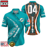NFL Miami DolphinsCustom Name Number New Design Hawaiian Shirt For Men Women