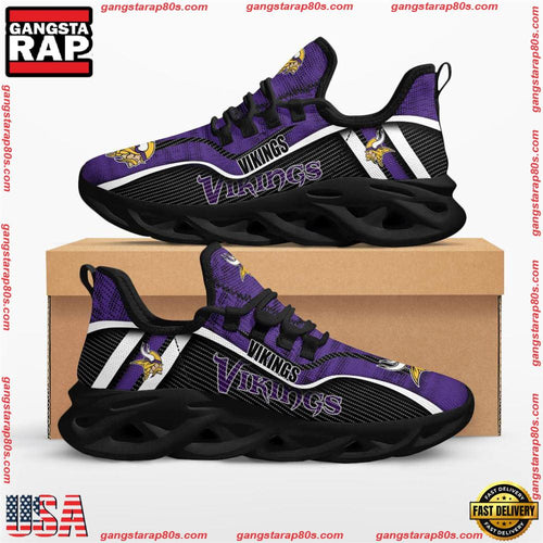 NFL Minnesota Vikings Jumpstart Max Soul Shoes Running Sneakers Running Sneakers