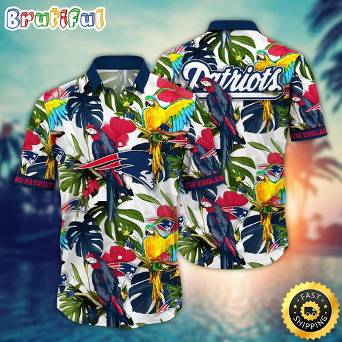 NFL New England Patriots Hawaii Shirt Flower Sunshine Inspired Tops