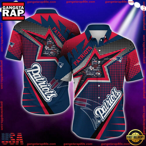 NFL New England Patriots Special Football Team New Design Hawaiian Shirt