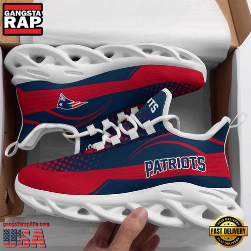 NFL New England Patriots New Design 2025 Max Soul Shoes Running Sneakers