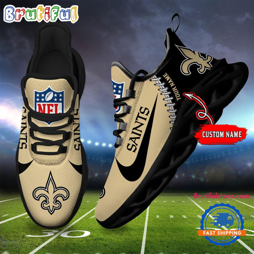 NFL New Orleans Saints Football New Season Sneaker Max Soul Shoes